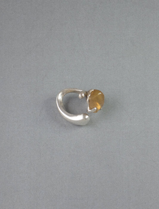 agate / Curve ring