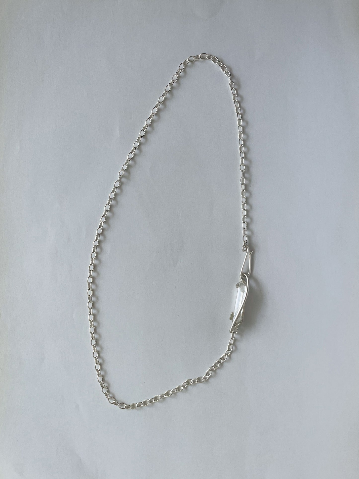 quartz 2 necklace