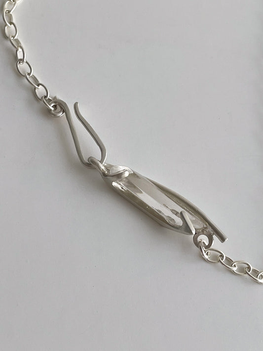 quartz 2 necklace